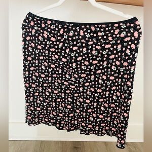 Free People Floral Midi Skirt – Size 6 (NWOT)